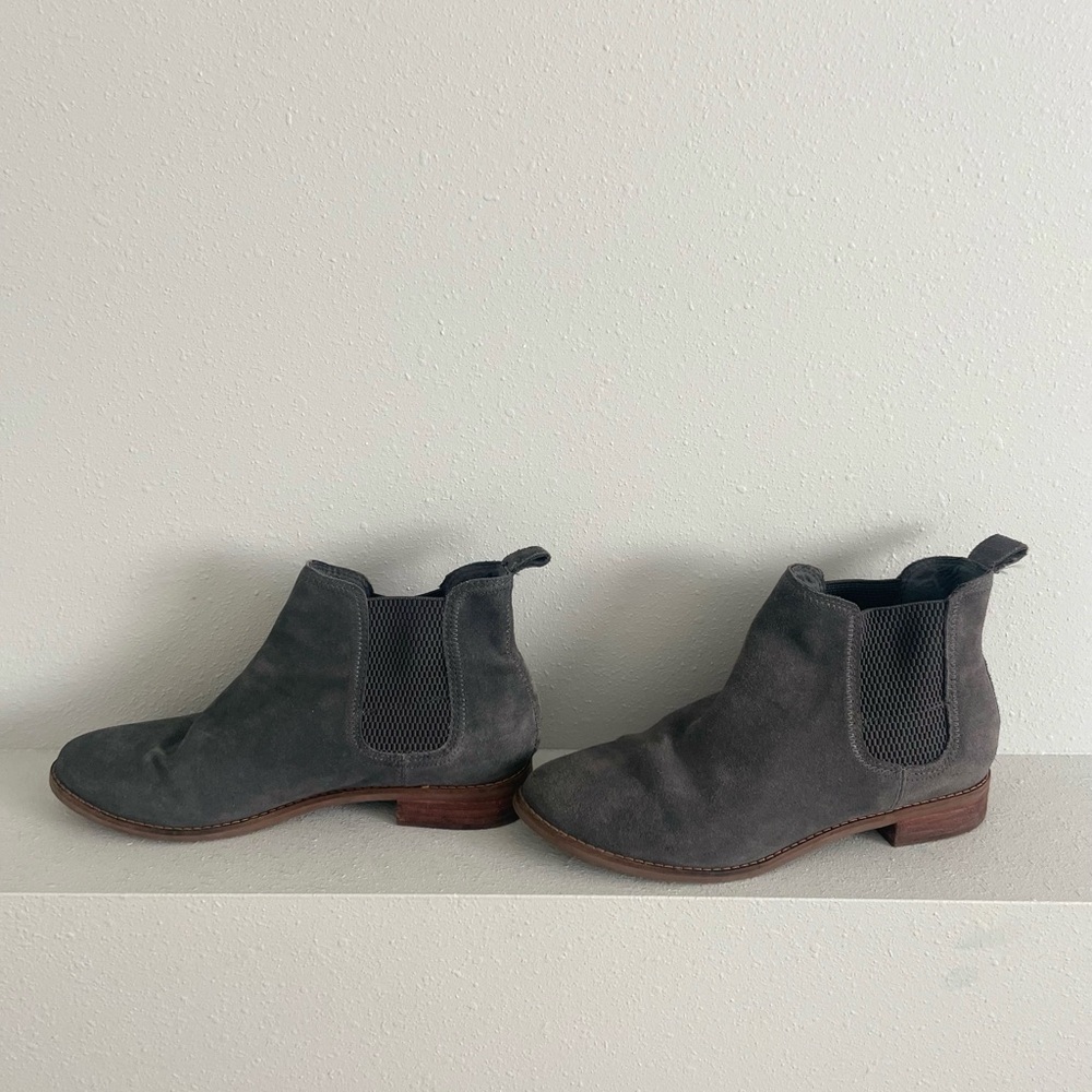 Gray Toms Ankle Boots